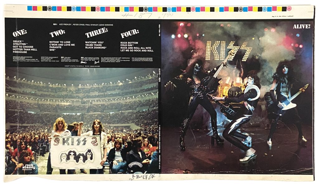 Kiss' first live album "Kiss: Alive!" is released on October 9, 1975.