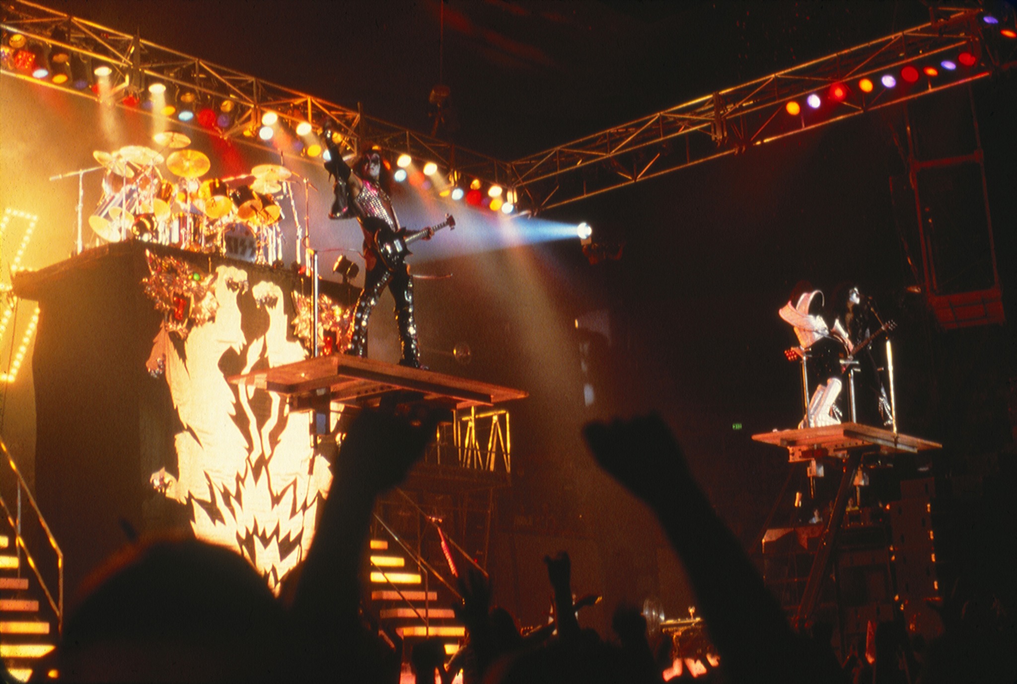 Kiss at the Memorial Coliseum, Portland, Oregon, 13. August, 1977.