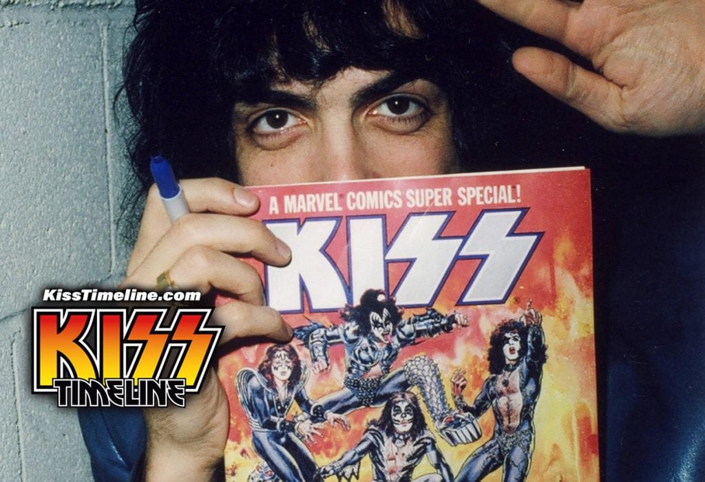 Kiss releases their first comic book "Marvel Comics Super Special Vol 1"