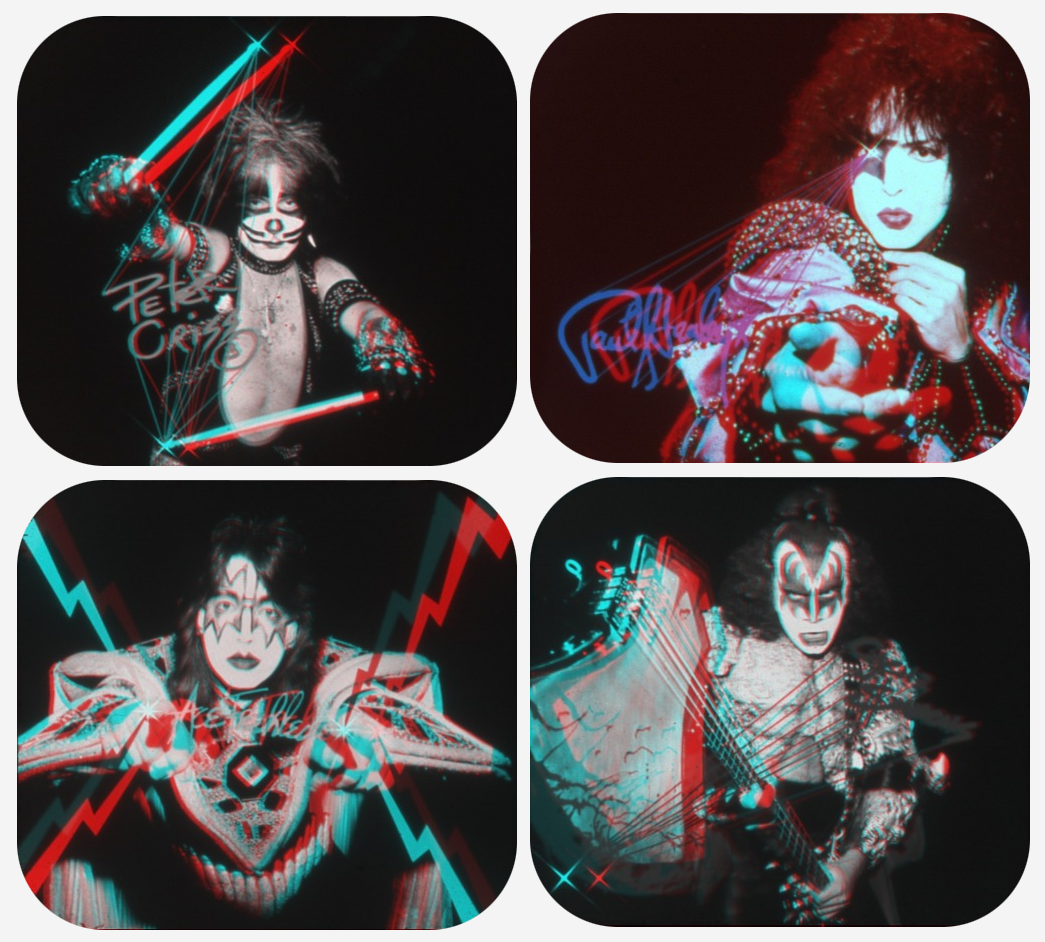 On 31. July, 1979, Kiss took part in a photo session for the upcoming View-Master 3-D reels in Providence, during their two-night stand on the "Return Of Kiss".