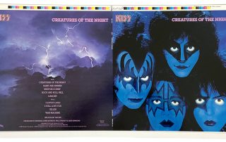 "Creatures of the Night" is Kiss tenth album, released 22. October 1982, and the last to feature the band with makeup until their 1998 release "Psycho Circus".