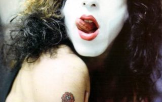 Paul Stanley gets his rose tattoo, June 1. 1974