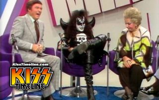 April 29. 1974, Kiss taped their appearance on The Mike Douglas Show