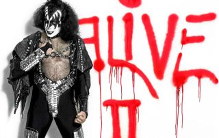 Kiss released "Alive II" on 14. October 1977, Gene Simmons, photo by Lynn Goldsmith