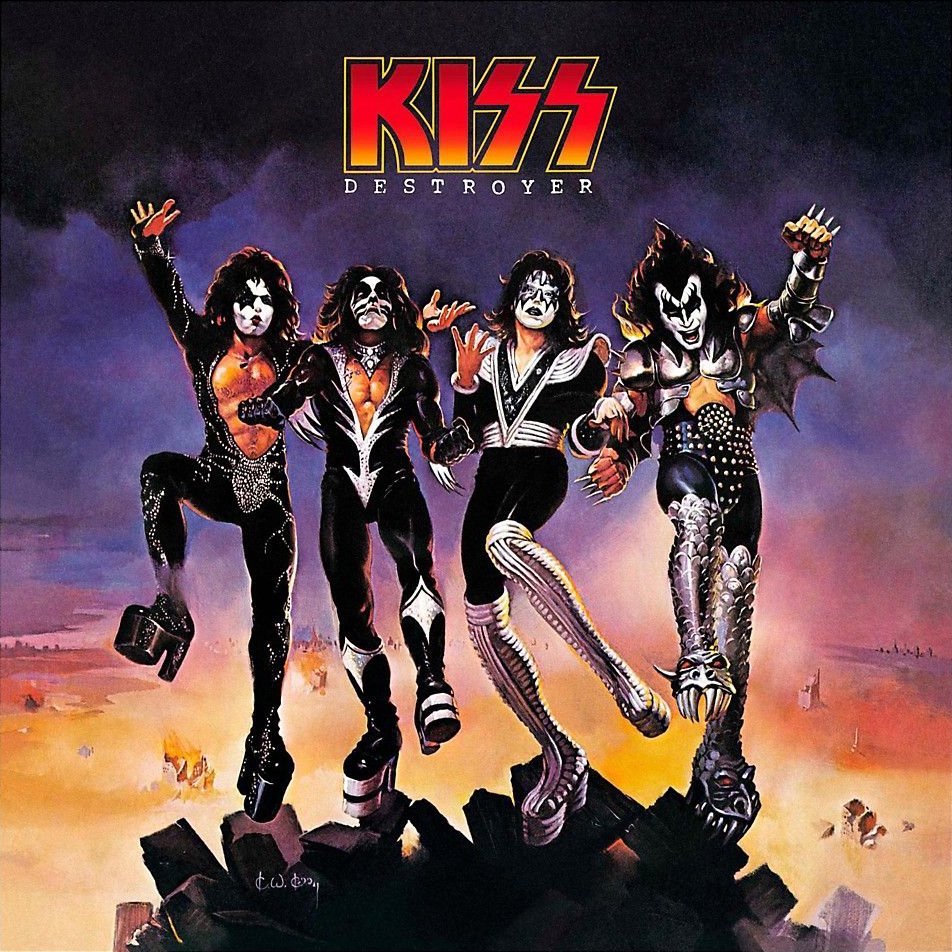 Kiss "Destroyer" album cover