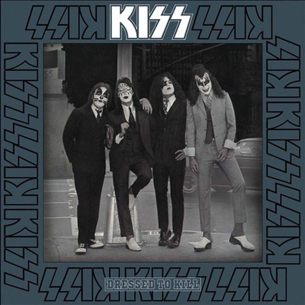 Kiss "Dressed to Kill" album cover