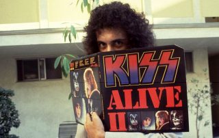 Kiss started recording "Alive II", 1977