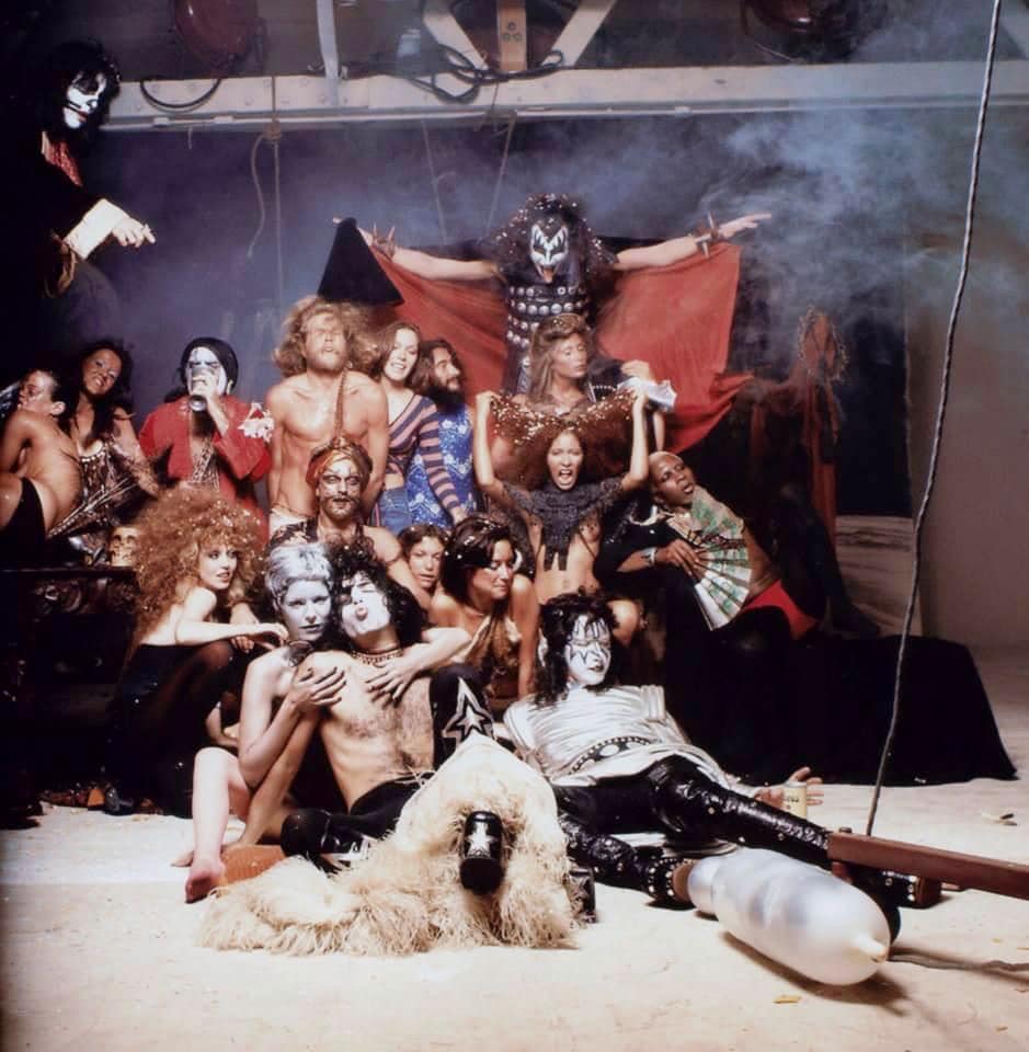 Kiss' infamous "Hotter Than Hell" photo session