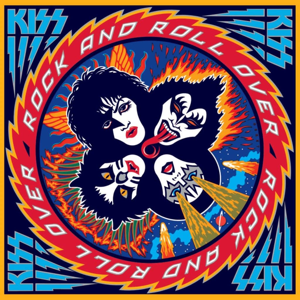 Kiss "Rock and Roll Over" album cover