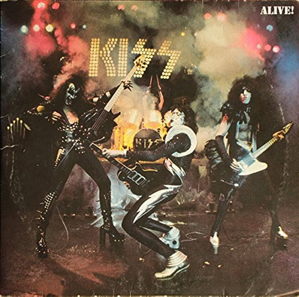 Kiss' first live album "Kiss: Alive!" is released on October 9, 1975.