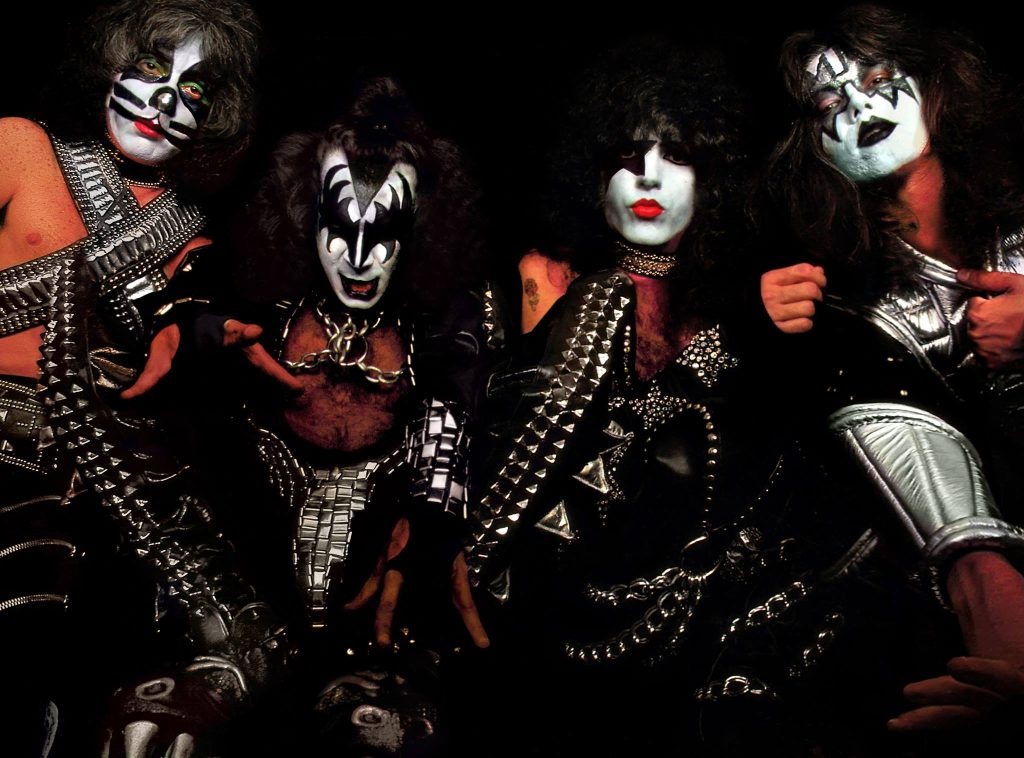 Kiss did the "Love Gun" photo session at Barry Levine's studio in Los Angeles, California, April 28. 1977.
