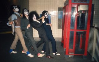 Kiss photoshoot for "Dressed To Kill" 26. October 1974, New York