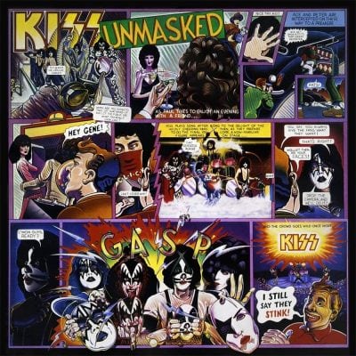 Kiss releases their eighth album "Unmasked" in 1980