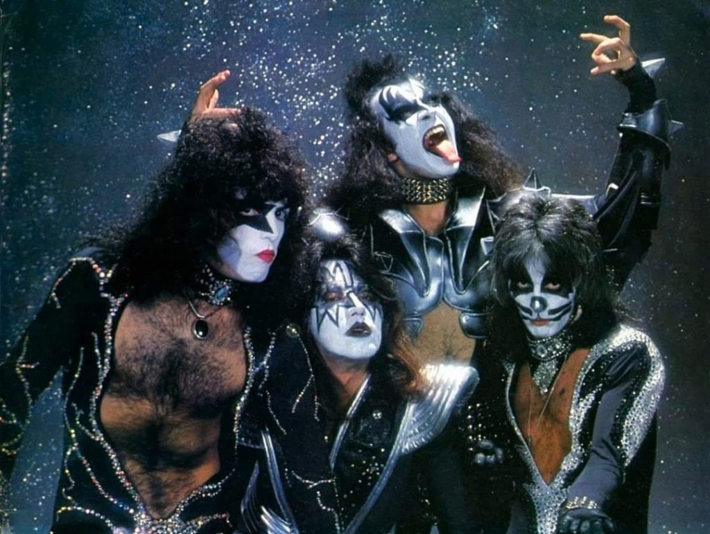 Kiss does the "Destroyer" photo session April 9, 1976, with Barry Levine