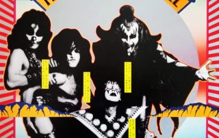 Kiss "Hotter Than Hell" album cover