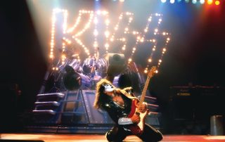 Vinnie Vincent played his first concert with Kiss on December 29, 1982, at The Bismarck Civic Center, N.D. USA, after taking over for founding member Ace Frehley during the recording of "Creatures of the Night".