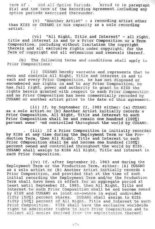 vinnie vincent kiss contract 1982 page 12
