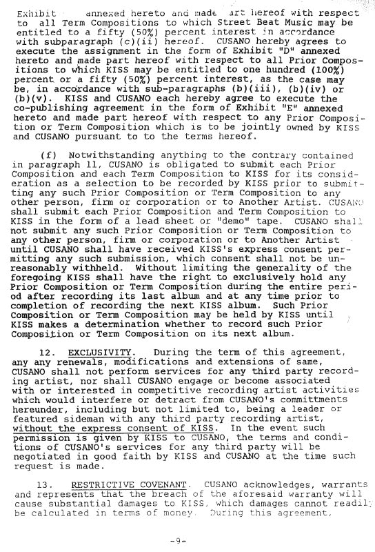vinnie vincent kiss contract 1982 page 14