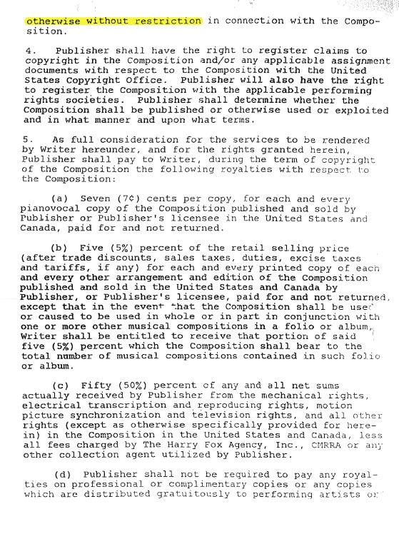 vinnie vincent kiss contract 1982 page 18