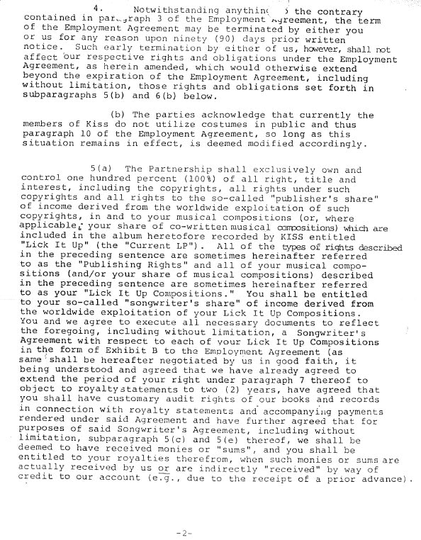 vinnie vincent kiss contract 1982 page 2