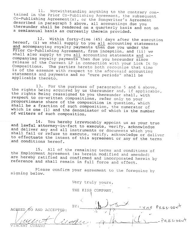 vinnie vincent kiss contract 1982 page 5