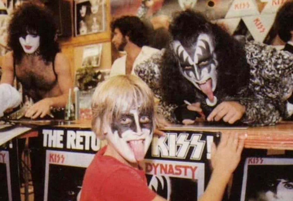 Kiss holds an in-store appearance at Great American Music, 27. September 1979