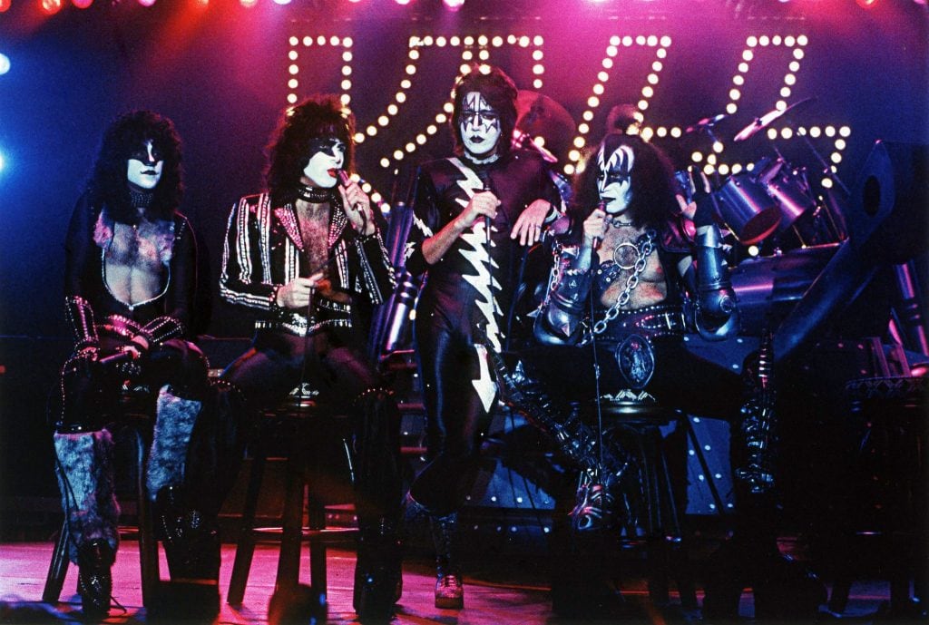Kiss holds the "Creatures Of-The-Night-press conference 28. October 1982, photo by Armando Gallo