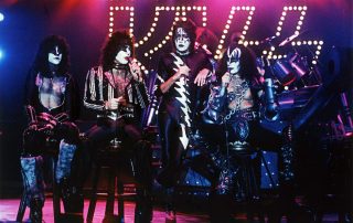 Kiss holds the "Creatures Of-The-Night-press conference 28. October 1982, photo by Armando Gallo