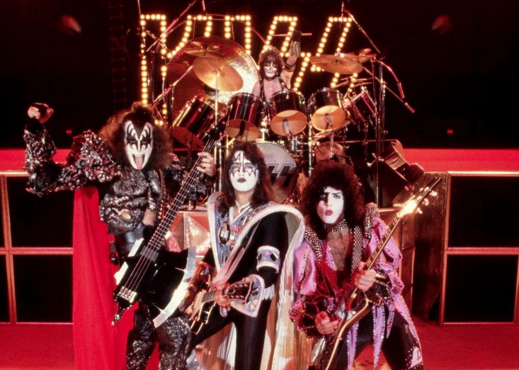Kiss did the "Dynasty" dress rehearsal on 13. June 1979, Photo by Neal Preston