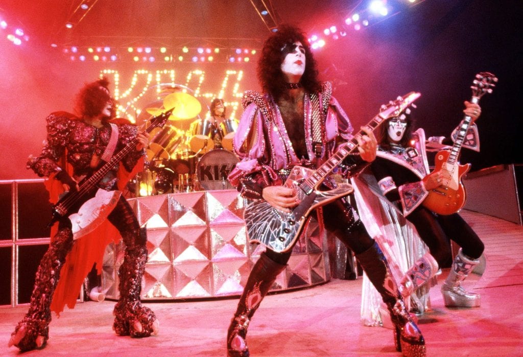 Kiss does the "Dynasty" videos, commercials and photo sessions, 20. June 1979, photo by Neal Preston