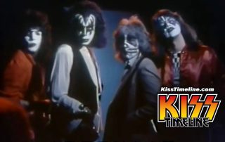 Kiss filming video for "Shandi" of the album "Unmasked" on 19. June 1980