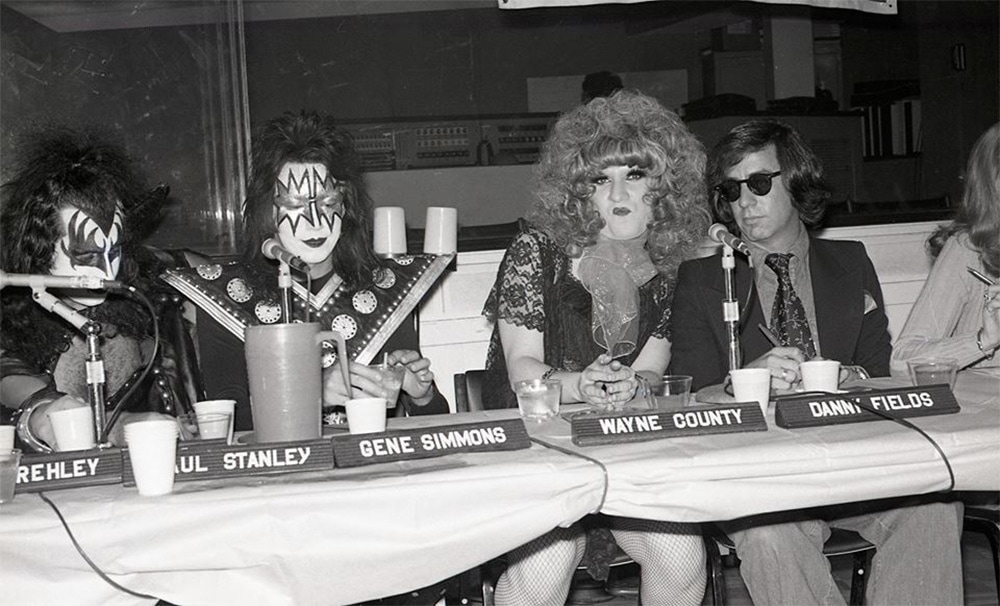 Kiss NARAS Wayne County 14. October 1974, photo by Leee Black Childers