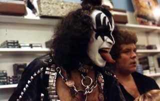 Gene Simmons in-store appearance at Tape City, New Orleans, Louisiana, 18. September 1978