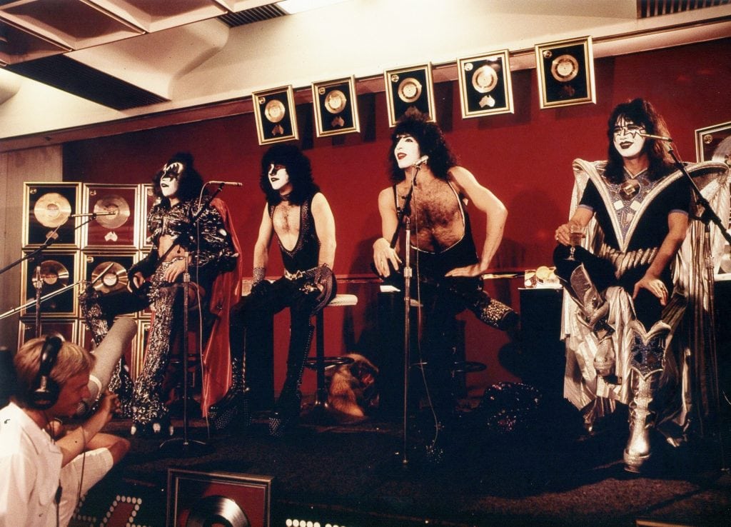 Kiss-Australian-Press-Conference-Sebel-Town-Hall-Sydney-2-november-1980-photo-Bob-King Kiss at the Australian press conference in Sebel Town Hall, Sydney, 2. November 1980. Photo by Bob King.