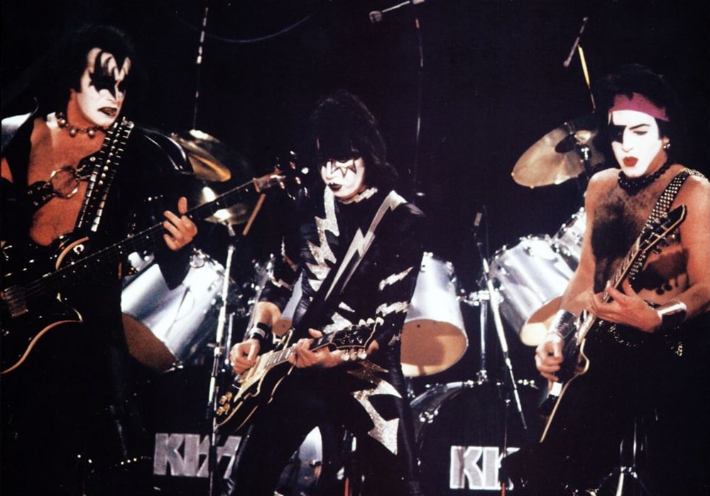 Kiss live on "Fridays" 15. January 1982. Photo by Wayne Wiliams