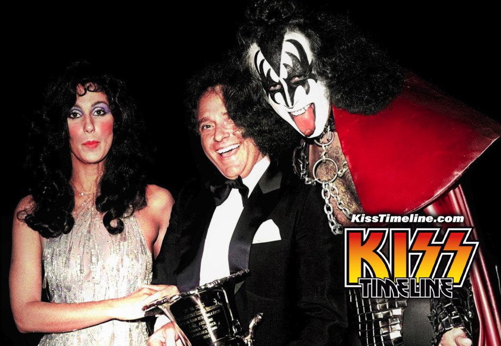 On 23. March 1979, Gene Simmons and Cher hosted the NARM (National Association of Recording Merchandisers) Awards Banquet at the Diplomat Hotel, Hollywood, Florida, USA.