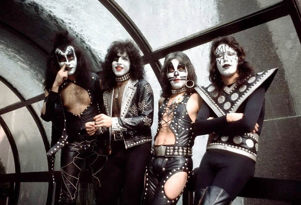 On 24. March 1975, Kiss did photo sessions in Manhattan, New York. Photo by Steve Morley.