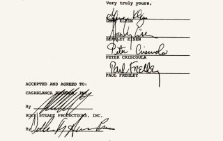On 1. May 1975, Kiss signed a new deal directly with Casablanca Records, voiding the original 1973 contract.
