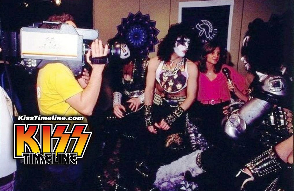 On 16. June, 1983, Kiss held a press conference and photo session at Caesars Park Hotel/Caesar Park Ballroom in Rio de Janeiro, Brazil, promoting their shows for the "Creatures of the Night" tour.