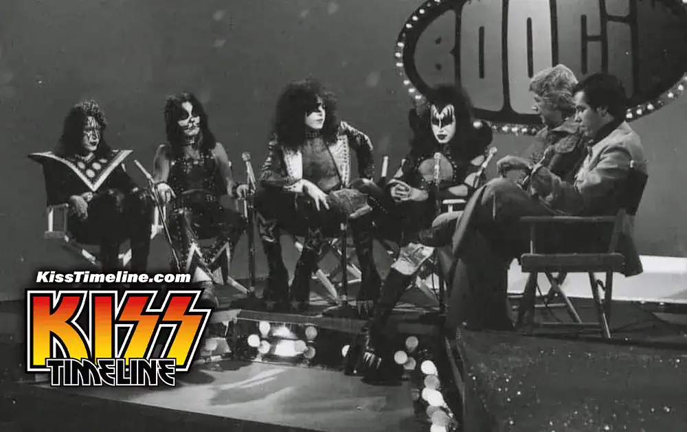 On 14. September, 1974, Kiss appeared on the CityTV show "Boogie" in Toronto, Canada.