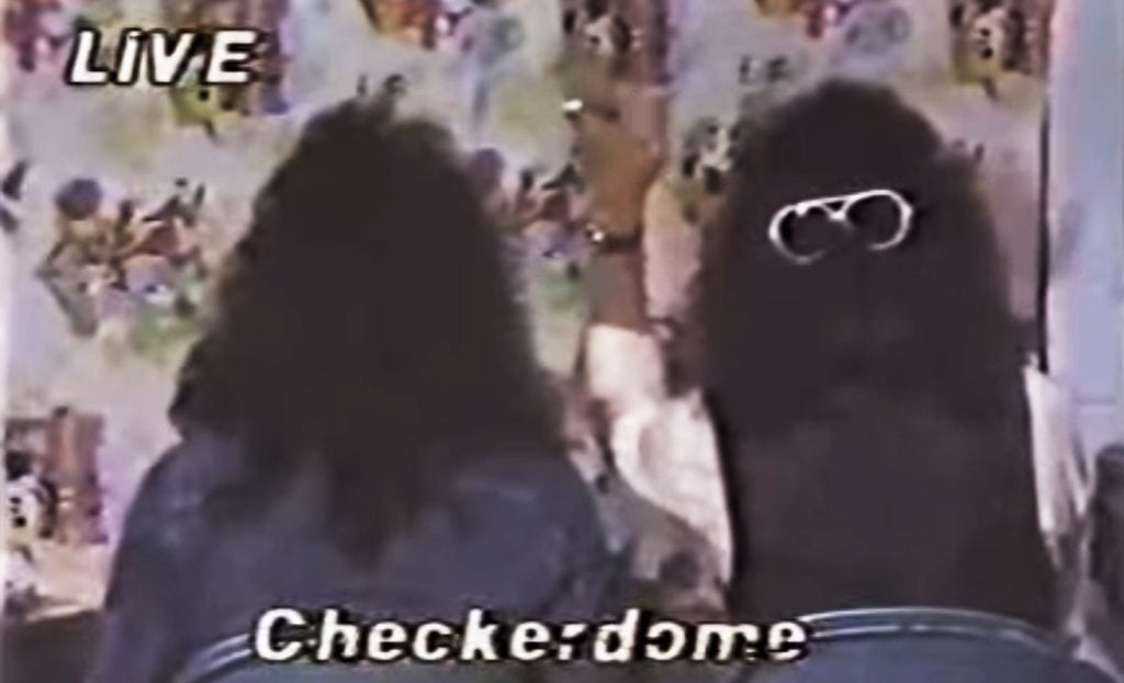 On 2. October, 1979, Gene Simmons and Paul Stanley were interviewed unmasked (facing away from the cameras) by Newsbeat on the local TV station KSDK-TV Channel 5 in St. Louis, Missouri, by Dick Ford & John Auble.