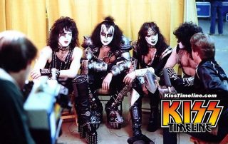 On 8. January, 1983, Kiss was interviewed by TMT Show (Tomorrow's Music Today) at the Sports Arena in Toledo, Ohio, while on the "Creatures of the Night" tour.
