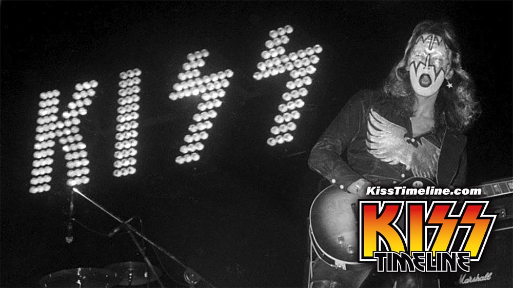 On 31. August, 1973, Kiss used their stage sign logo for the first time when they played Academy Of Music in New York. The sign was Bill Aucoin’s idea and made by Mark Ravitz.