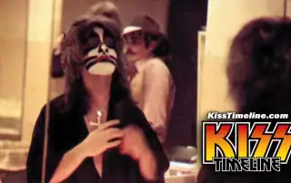 On 21. February, 1977, Peter Criss nearly fell when his drum riser malfunctioned during “Black Diamond” at Nassau Coliseum, but he somehow managed to continue.