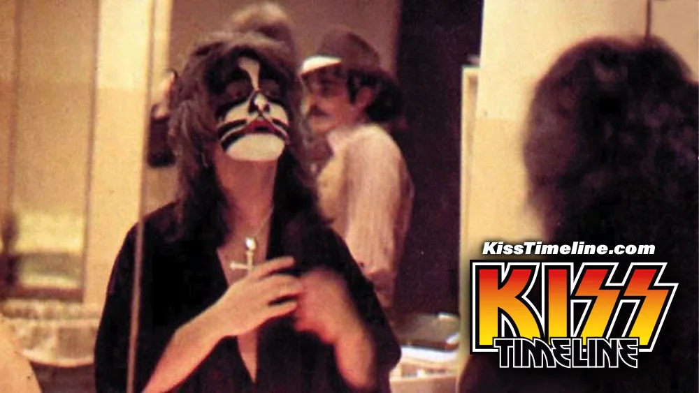 On 21. February, 1977, Peter Criss nearly fell when his drum riser malfunctioned during “Black Diamond” at Nassau Coliseum, but he somehow managed to continue.