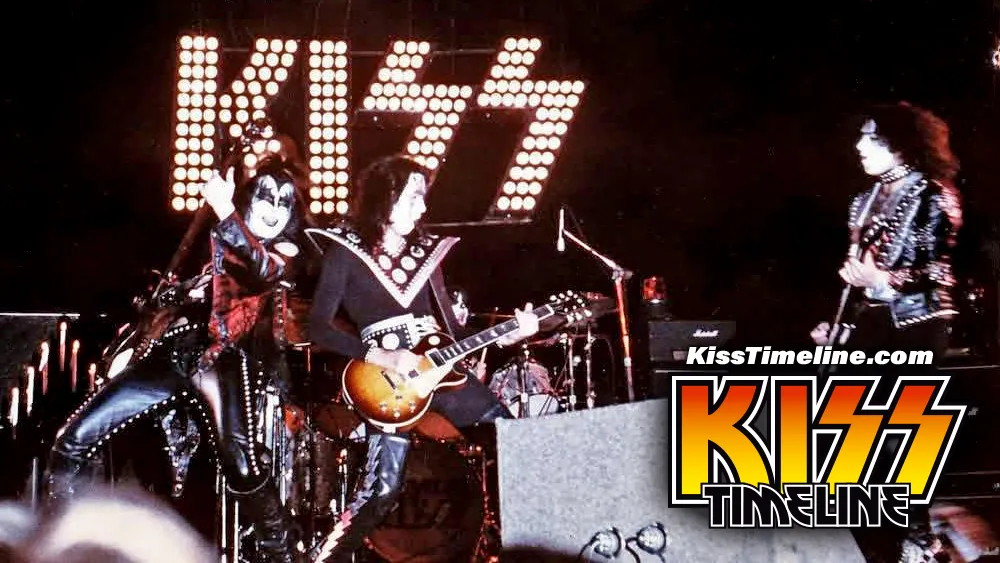 On 3. May, 1974, Kiss was thrown off the tour after their show at the Ambassador Theater in St. Louis, Missouri, supporting Argent for their first US tour.