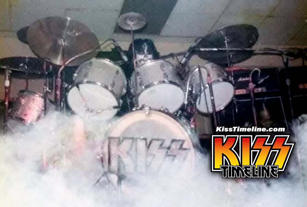 On 1. April, 1974, Peter Criss passed out and fell off the back of his drum riser after the end of "Black Diamond" while performing at the Agora Ballroom in Cleveland, Ohio, during the tour for Kiss' debut album.