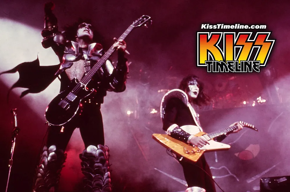 On 3. July, 1976 , Kiss took the stage in their "Destroyer" costumes for the very first time as they opened the Destroyer/Spirit of '76 Tour with a sold-out performance at the Civic Center in Springfield.